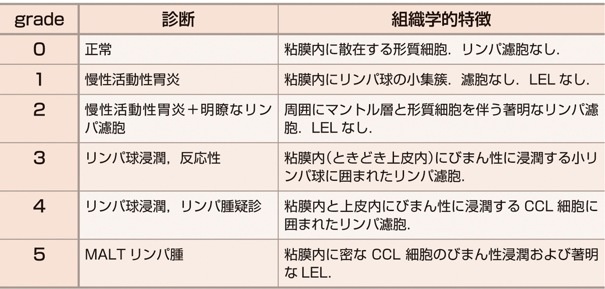 表1　Wotherspoonの組織グレードスコア． 