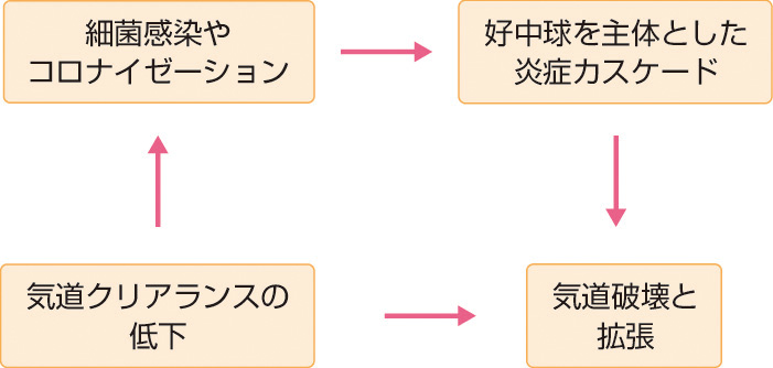 ⓔ図10-9-4　悪循環仮説 