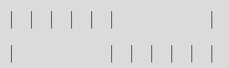 Oppel–Kundt illusion