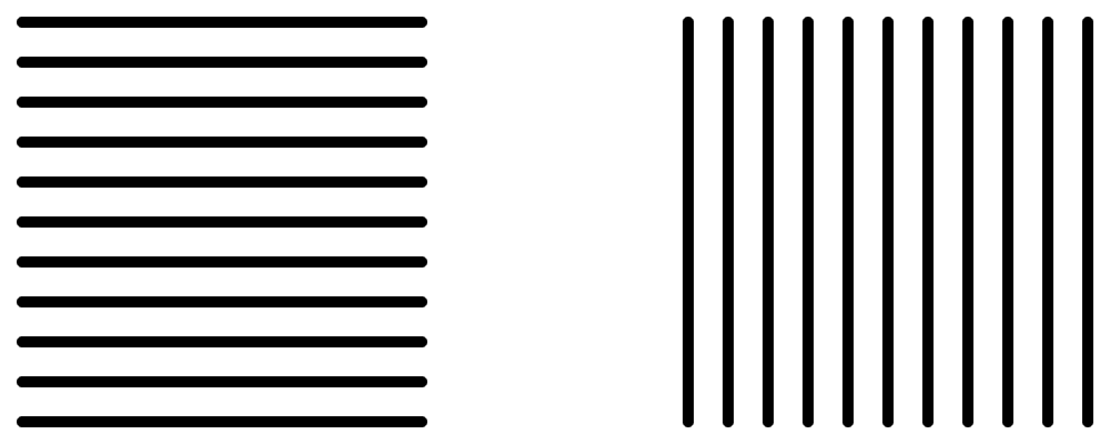 Helmholtz Square Illusion