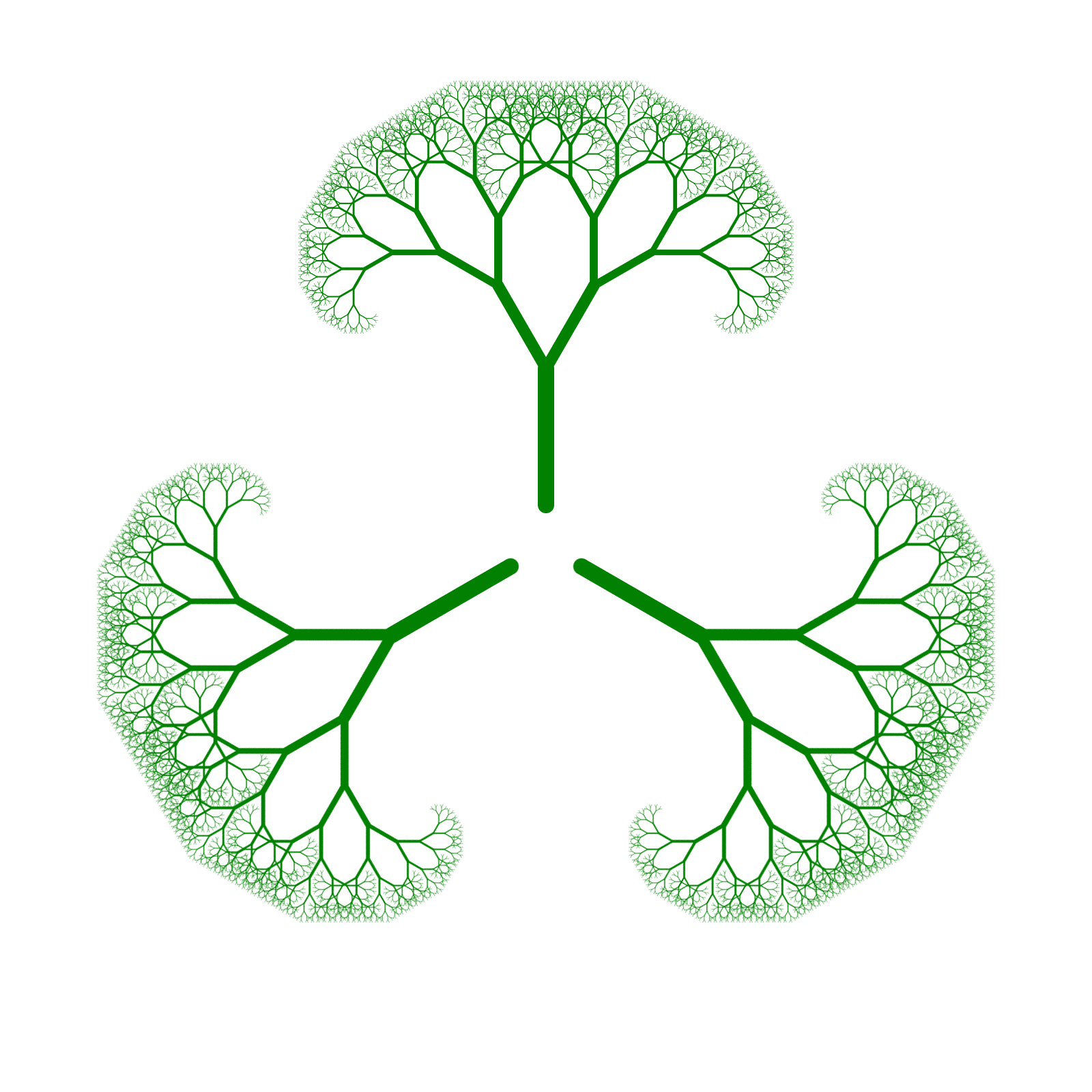 Fractal Parsley illusion